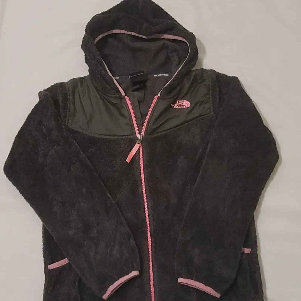 The North Face‎ Girls Oso Fleece Hoodie Jacket Size Large (14/16) in Black